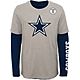 Dallas Cowboys Boys' Goal Line Stated 3-in-1 Combo T-shirt                                                                       - view number 3 image