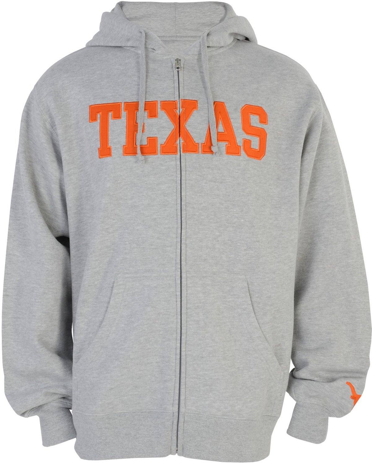 We Are Texas Men's University of Texas Block Applique Full Zip Hoodie