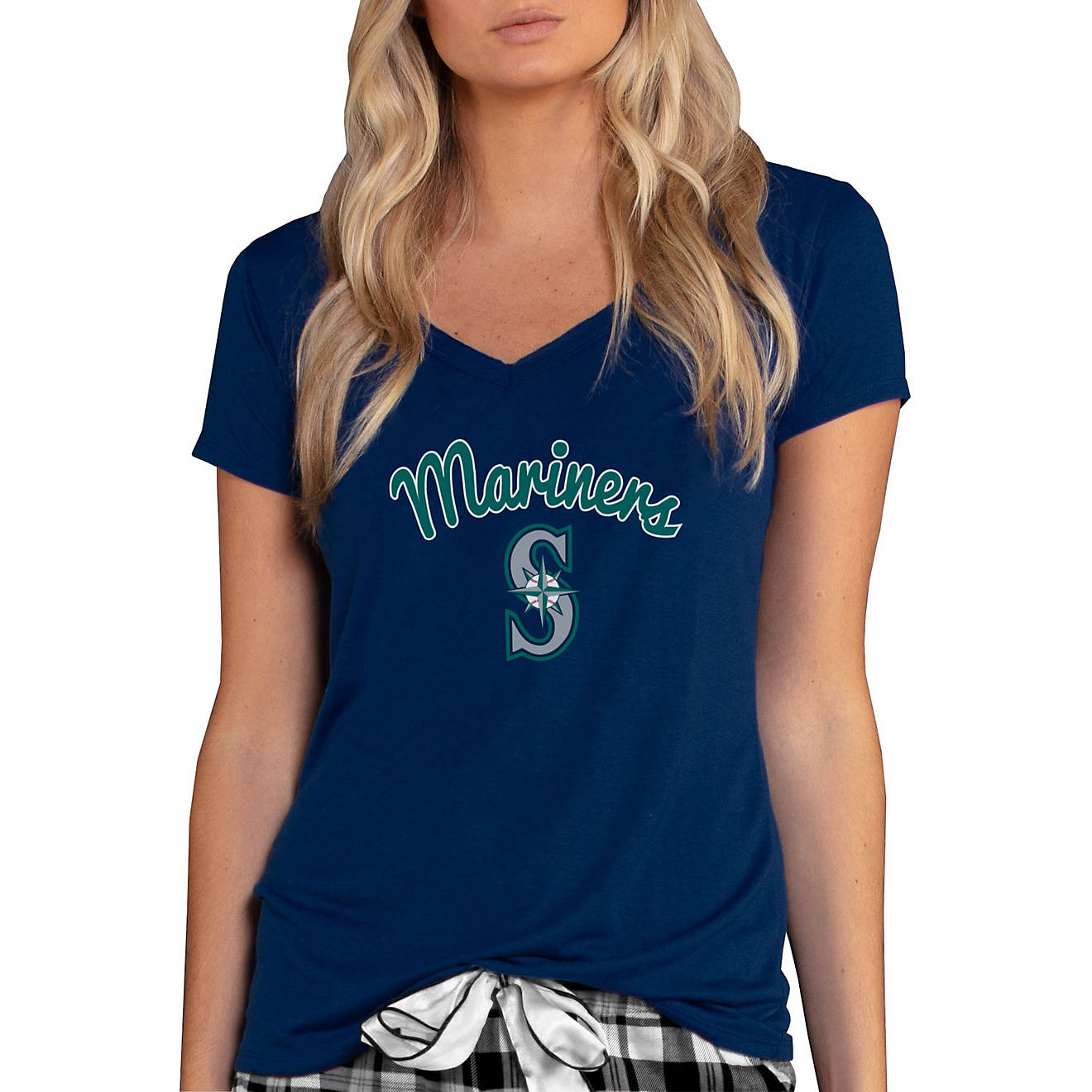 College Concept Women's Seattle Mariners Marathon Top                                                                            - view number 1