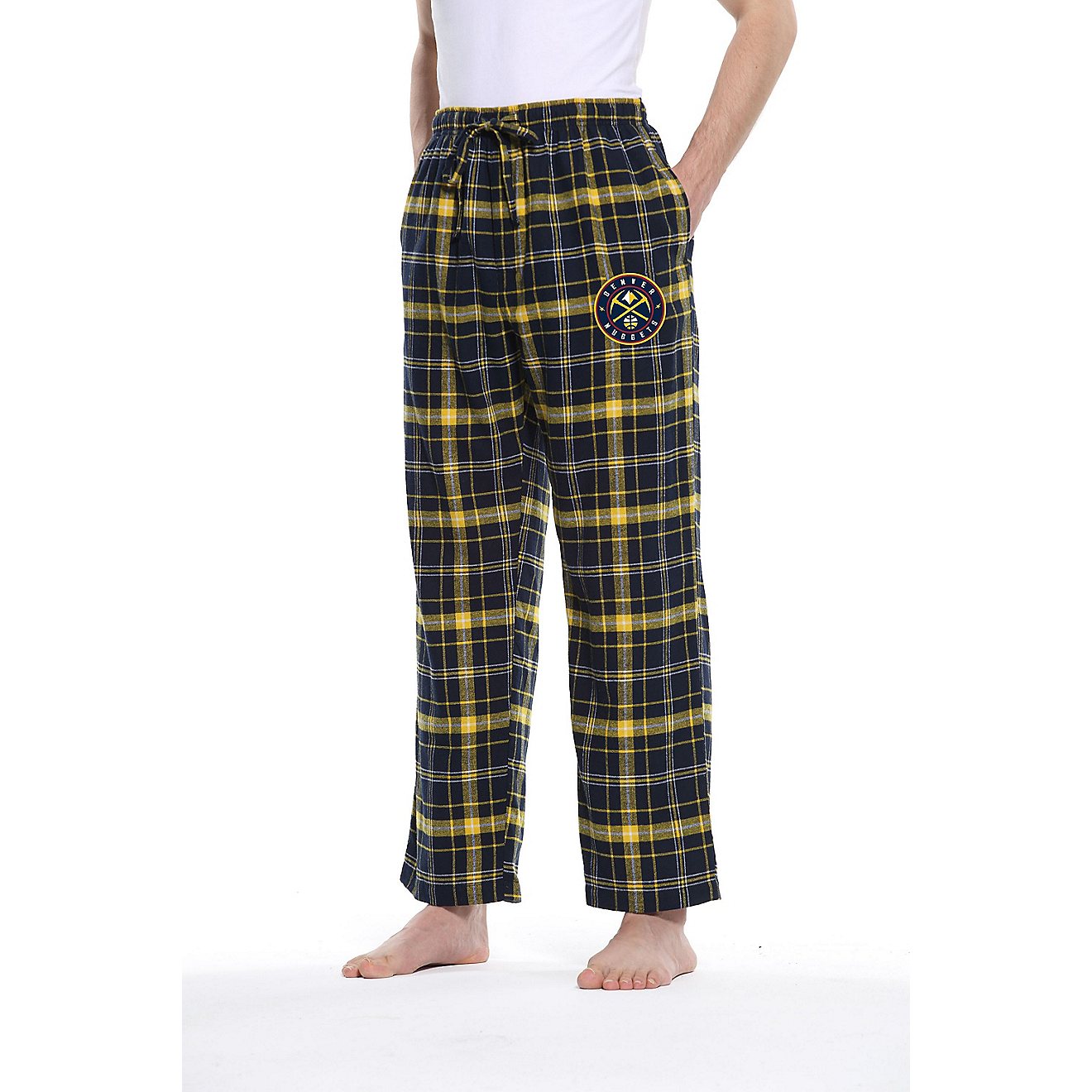 College Concepts Men's Denver Nuggets Ultimate Flannel Pants                                                                     - view number 1