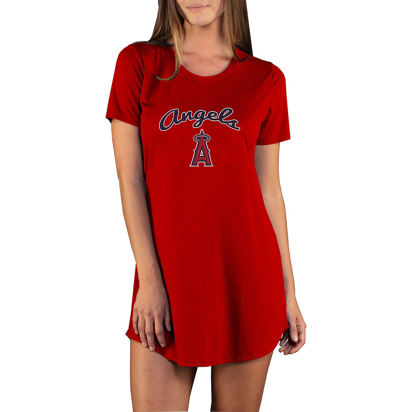 College Concept Women's Los Angeles Angels Marathon Nightshirt T-shirt                                                           - view number 1