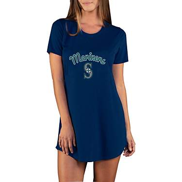 College Concept Women's Seattle Mariners Marathon Nightshirt T-shirt                                                            