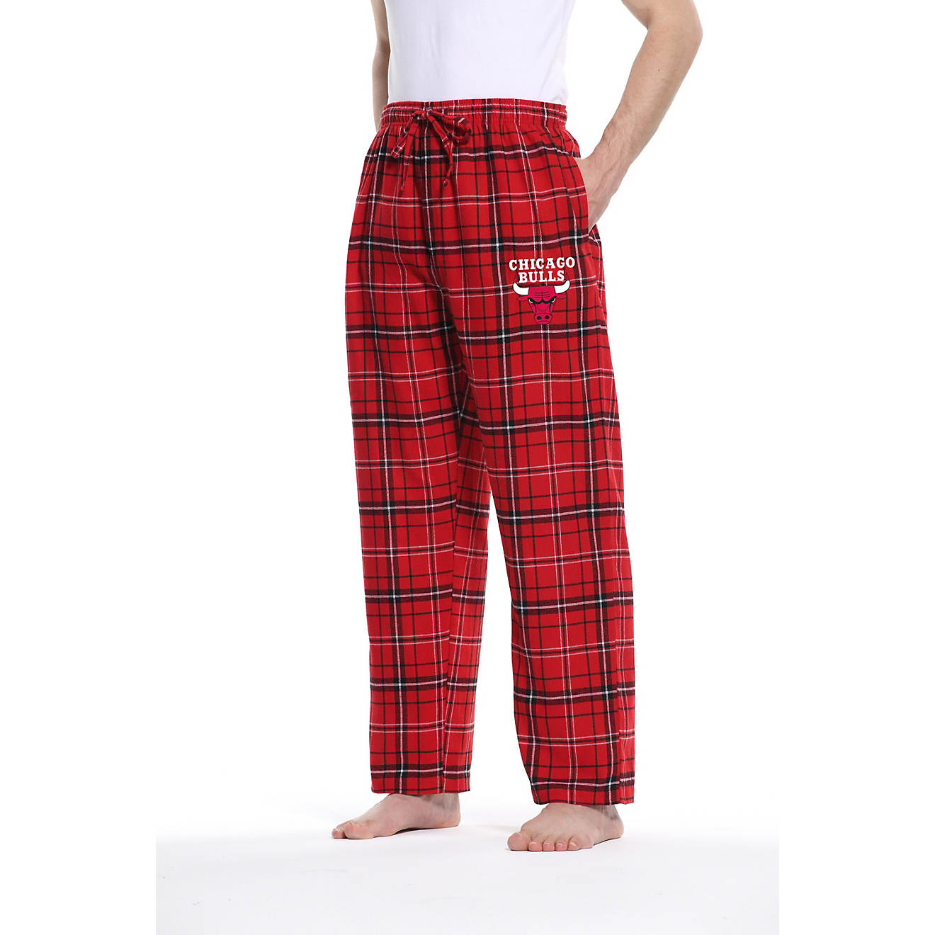 College Concepts Men's Chicago Bulls Ultimate Flannel Pants                                                                      - view number 1