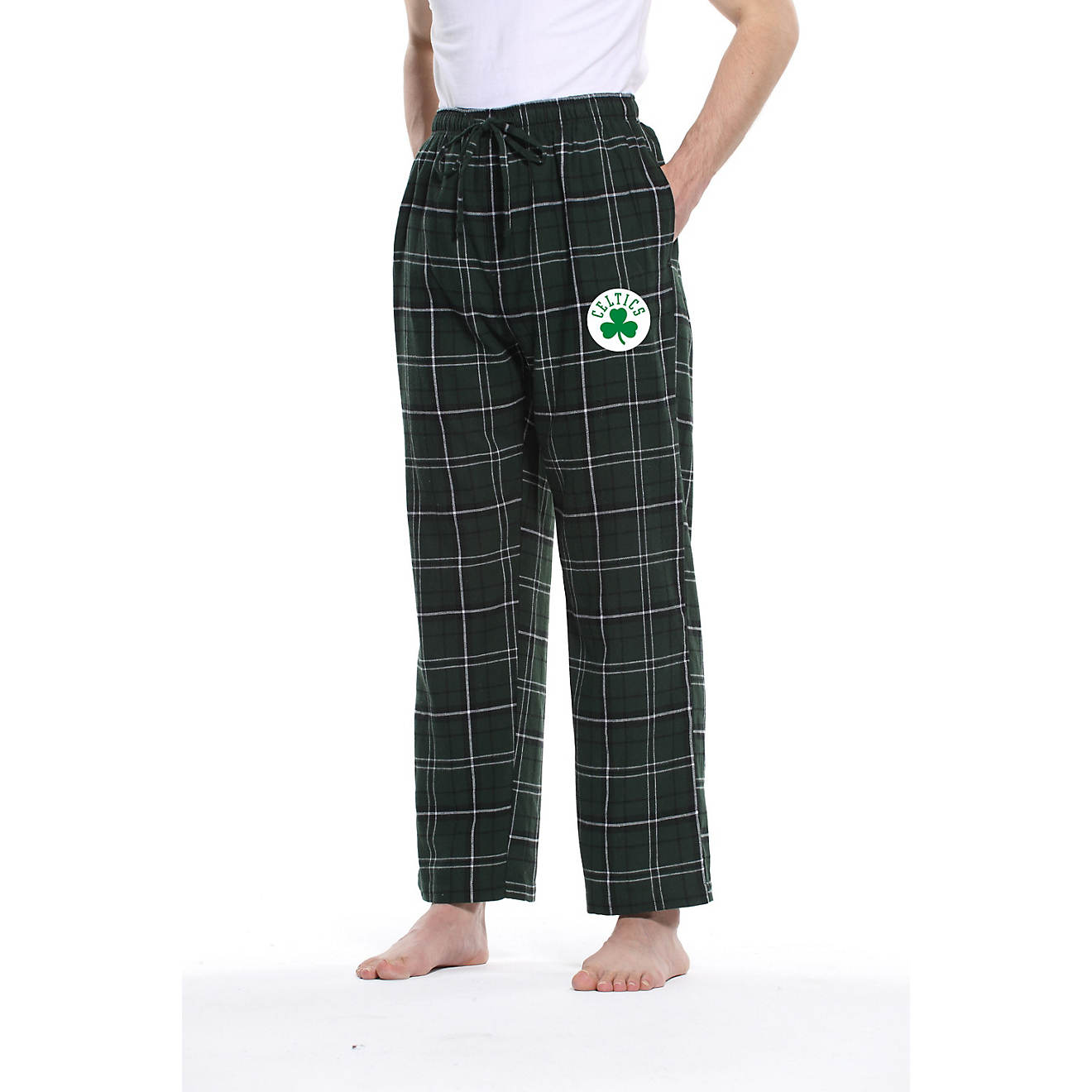 College Concepts Men's Boston Celtics Ultimate Flannel Pants                                                                     - view number 1