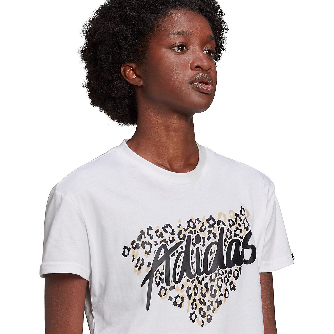 adidas Women's Leopard Graphic T-shirt                                                                                           - view number 8