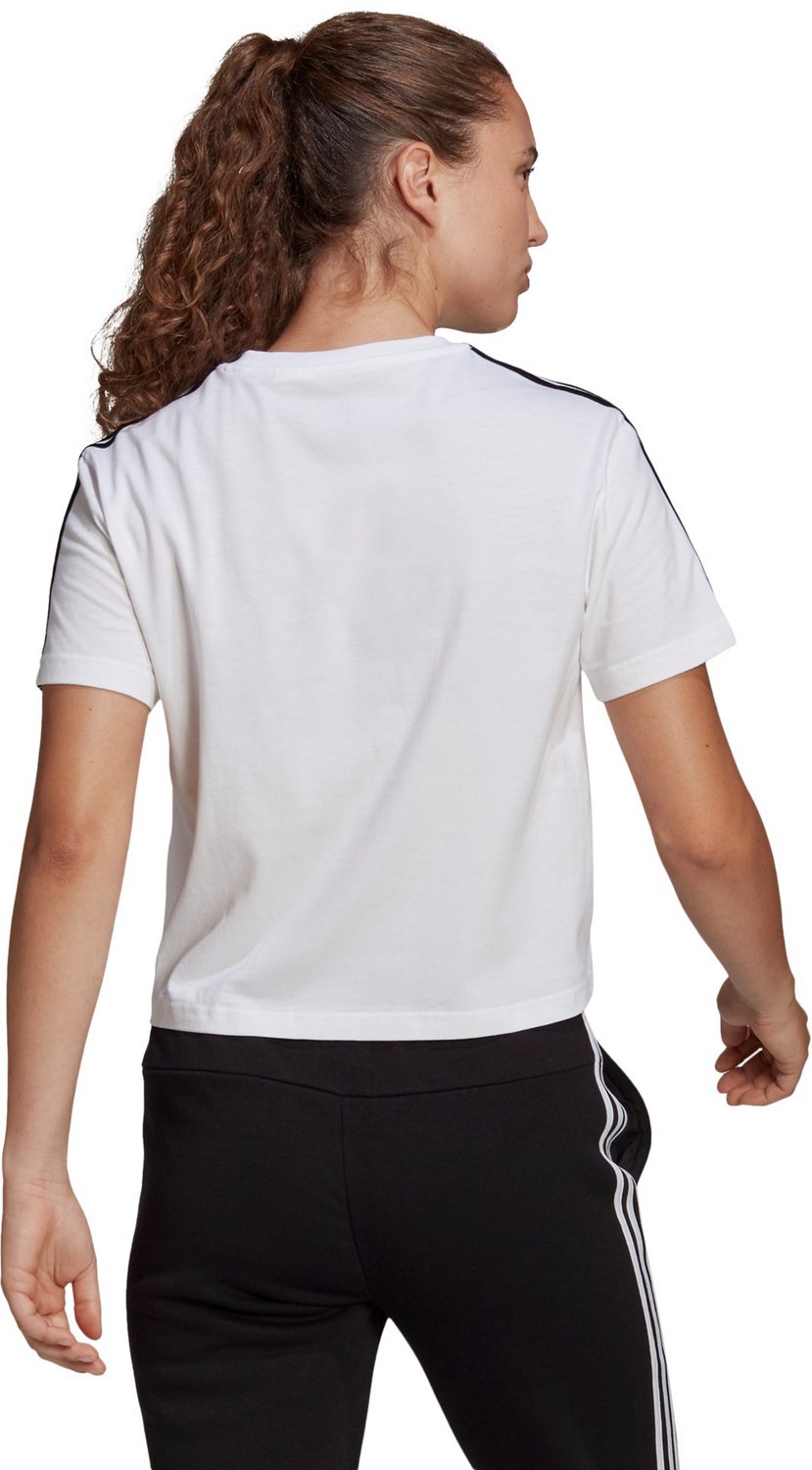 Adidas Women's 3-Stripes Cropped T-shirt | Academy
