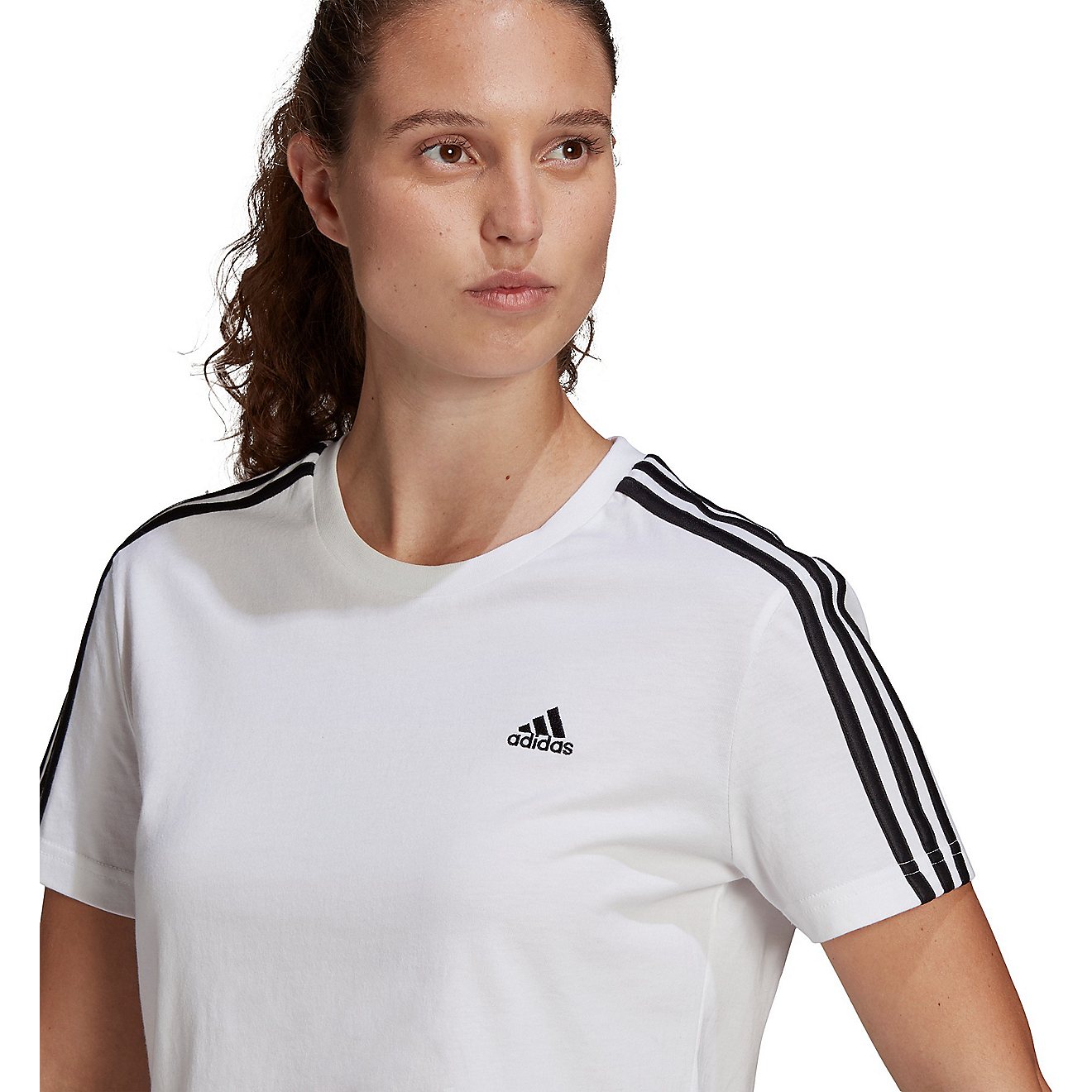 Adidas Women's 3-Stripes Cropped T-shirt                                                                                         - view number 7