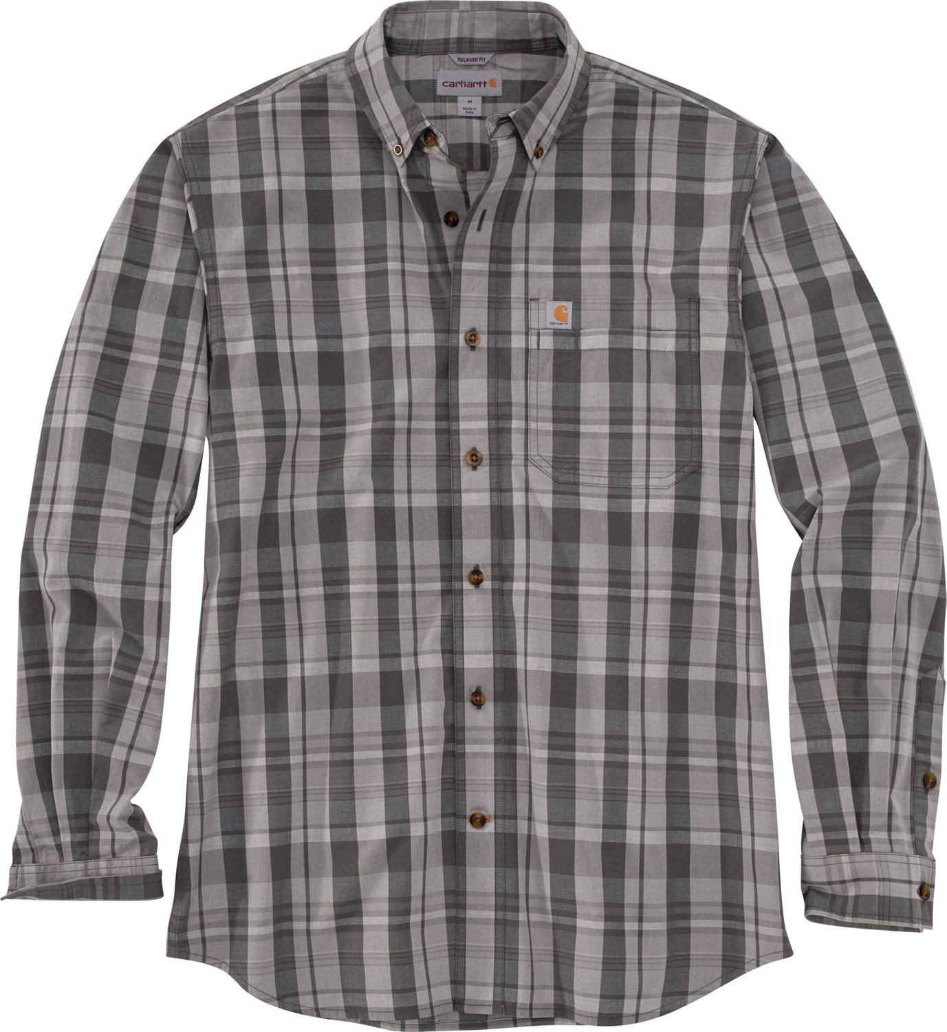 Carhartt Men's Plaid Long Sleeve Shirt | Academy