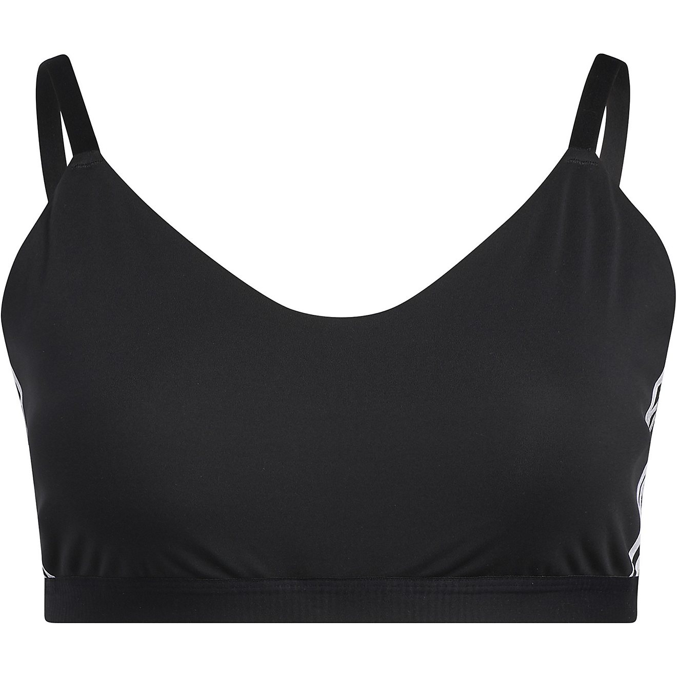 Adidas Women's Plus Size All Me 3-Stripes Low Support Sports Bra                                                                 - view number 6