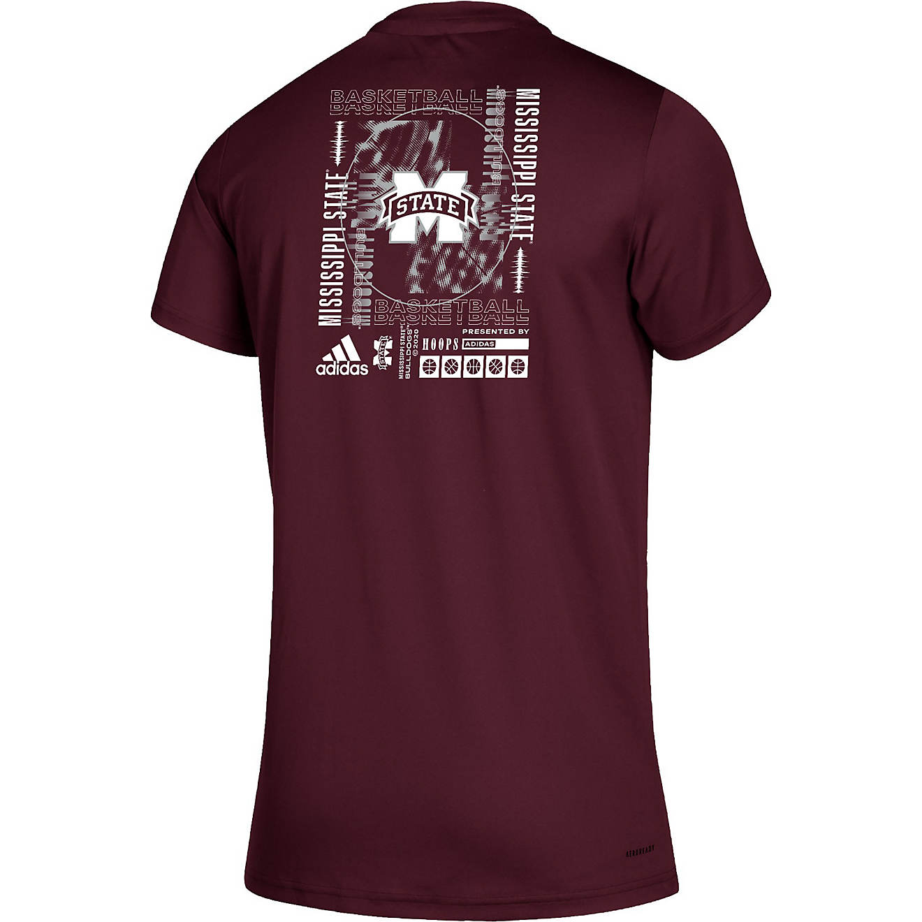 adidas Youth Mississippi State University Repetition Key T-shirt                                                                 - view number 1