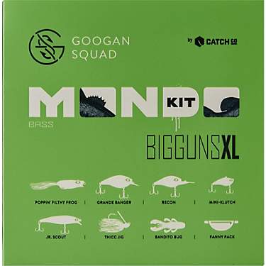 Googan Squad Mondo Bigguns XL 7-Piece Bait Kit                                                                                  
