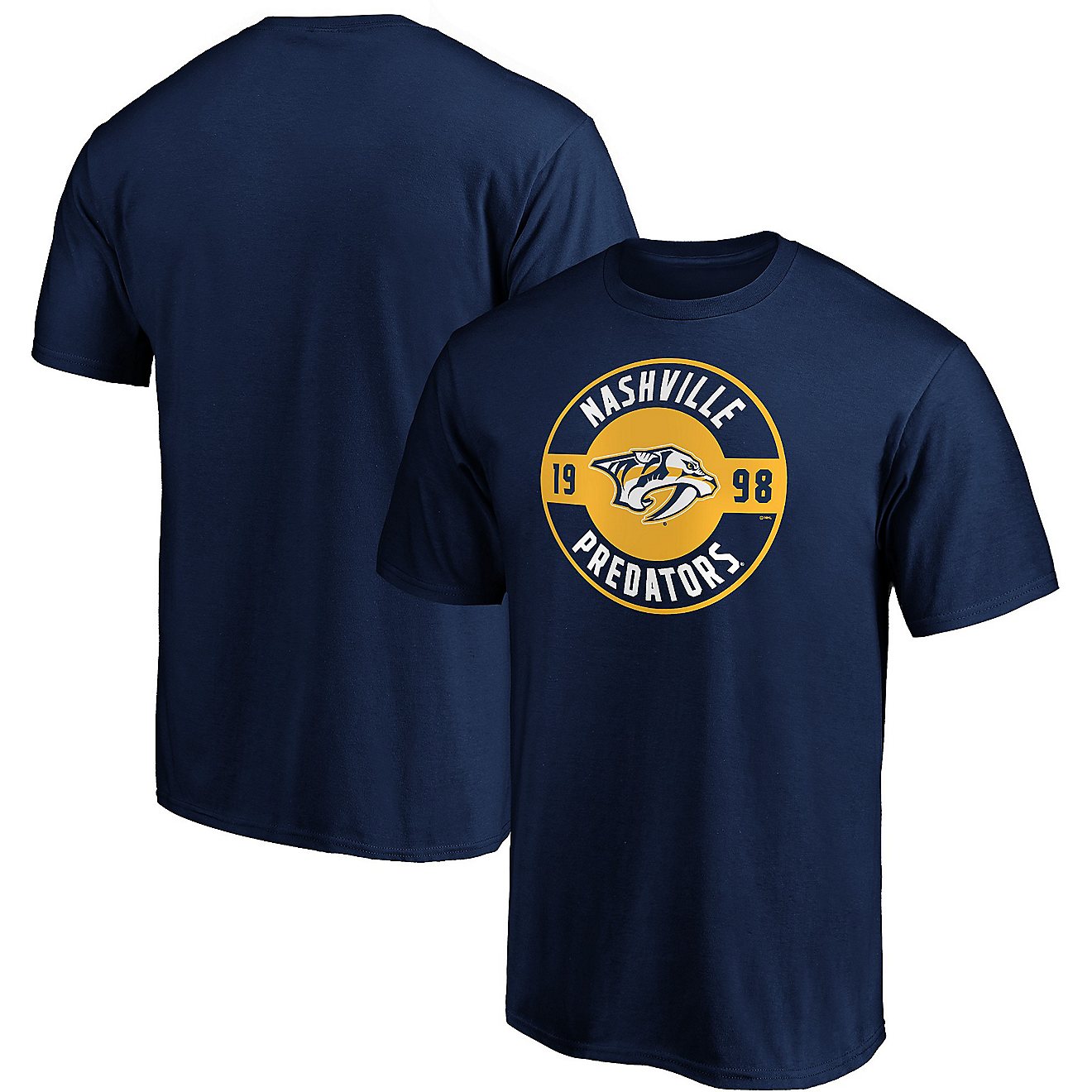 Fanatics Men's Nashville Predators Iconic Circle Start Short Sleeve T-shirt                                                      - view number 1