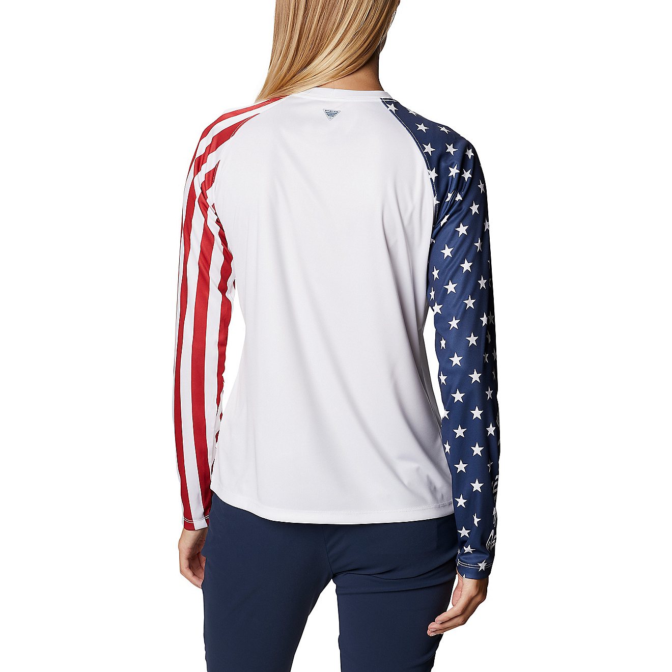 Columbia Sportswear Women's PFG Tidal Fish Americana Long Sleeve T-shirt                                                         - view number 2