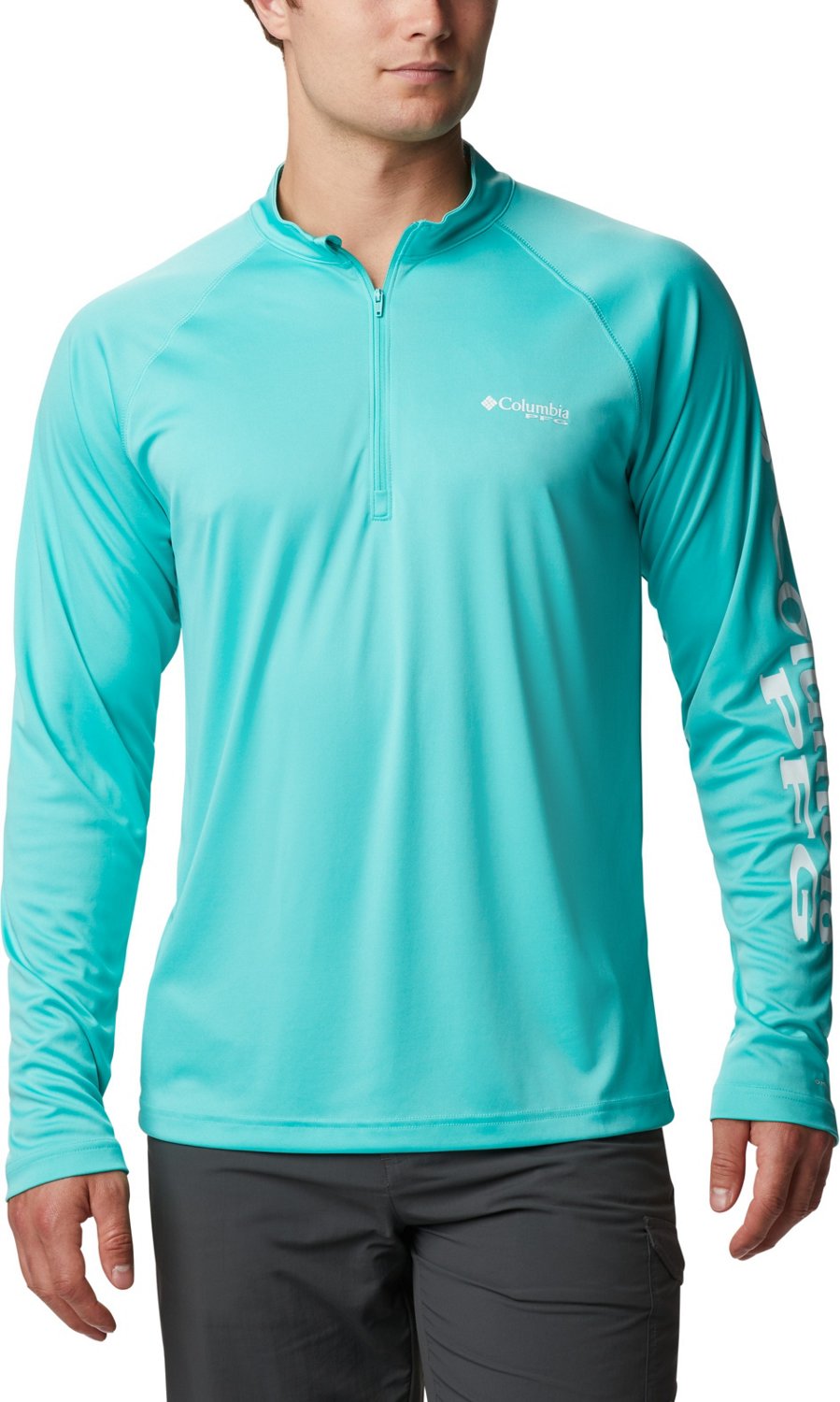 Columbia Sportswear Mens Terminal Tackle 14 Zip Sport Top Academy