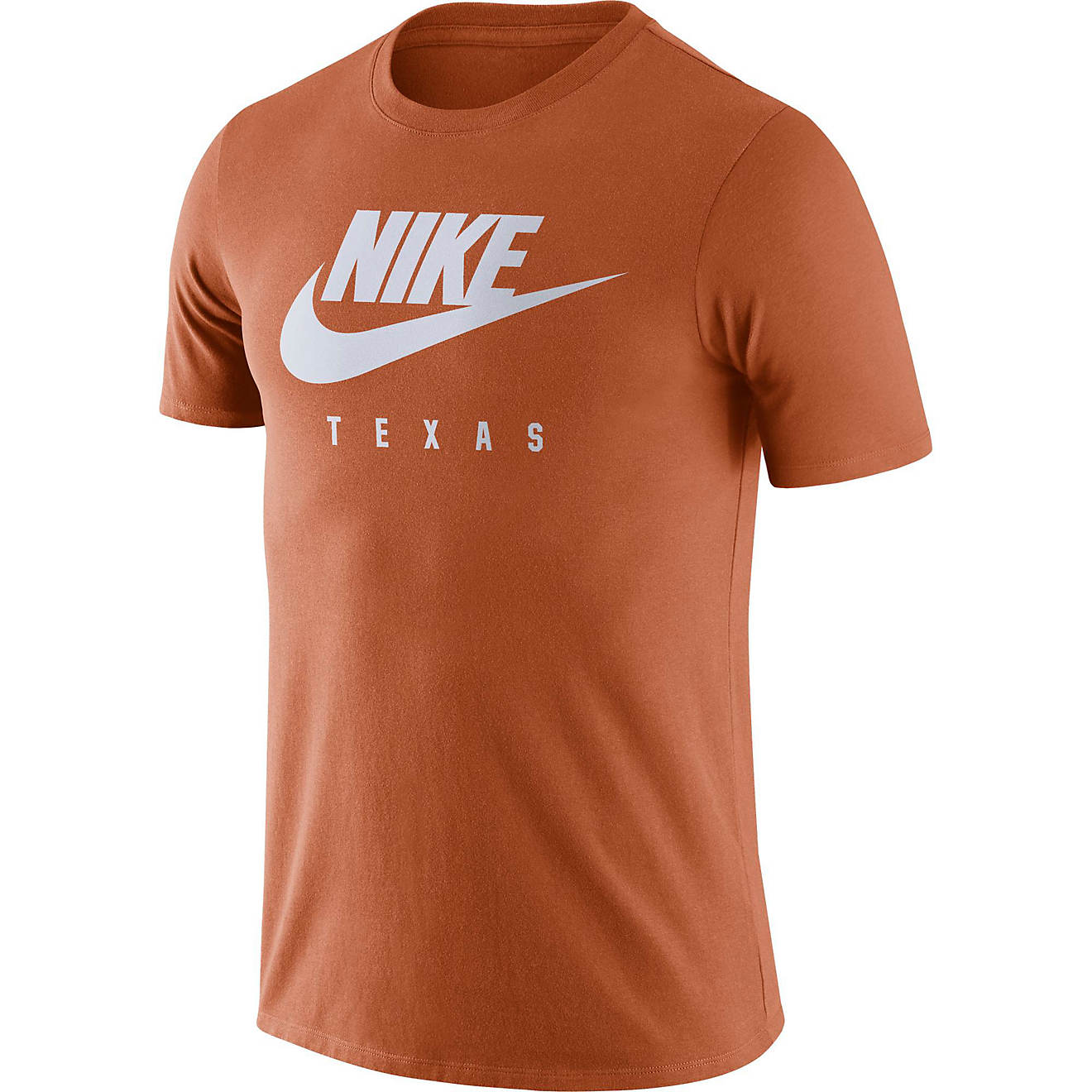 Nike Men's University of Texas Essential Futura Short Sleeve T-shirt                                                             - view number 1