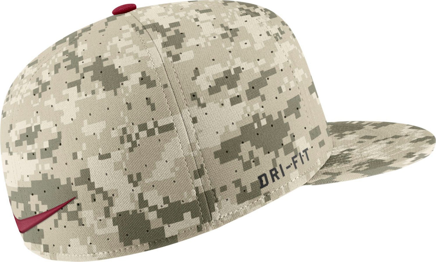 Nike Men’s University of Alabama AeroBill True Baseball Camo Cap Academy