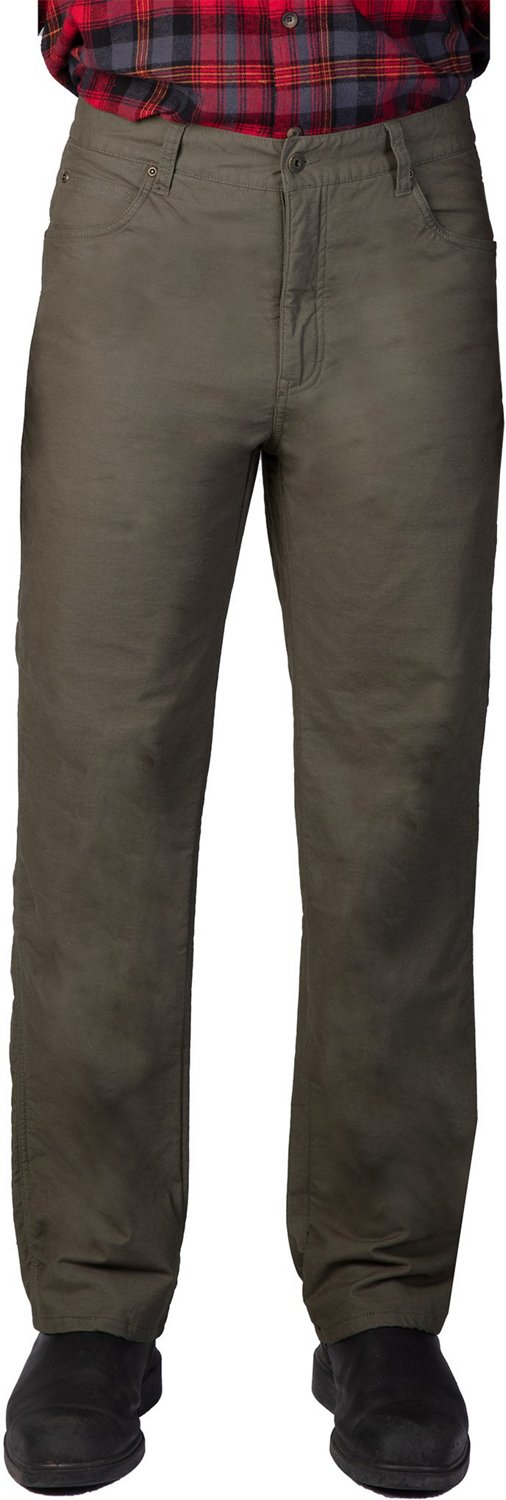 Smith's Workwear Men's Stretch Fleece-Lined Canvas 5-Pocket Pants | Academy