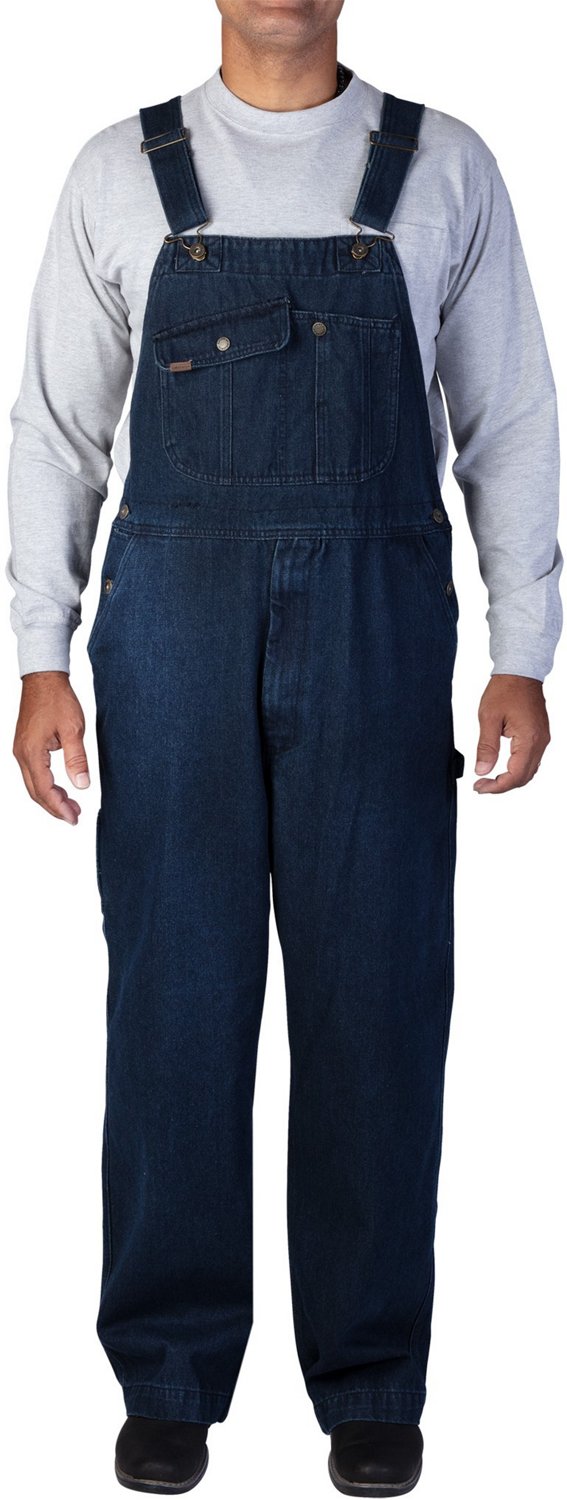 Smith's Workwear Men's Cotton Canvas Denim Overalls Academy