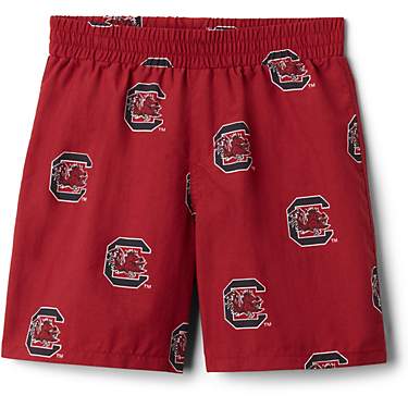 Columbia Sportswear Boys' University of South Carolina Backcast Printed Shorts 5 in                                             