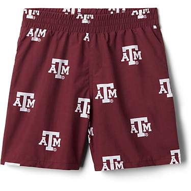 Columbia Sportswear Boys' Texas A&M University Backcast Printed Shorts 5 in                                                     