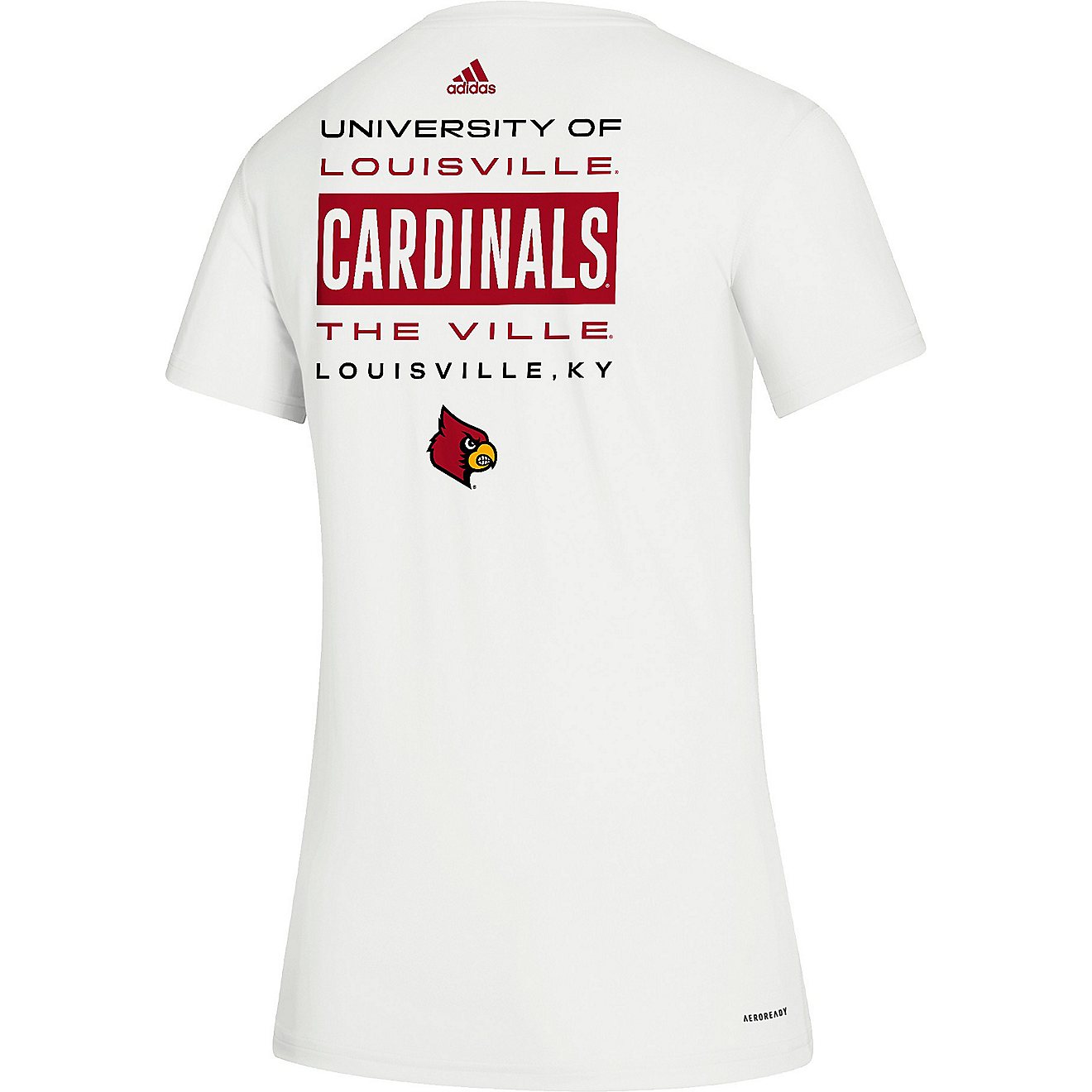 adidas Women's University of Louisville Creator Listed Short Sleeve T-shirt                                                      - view number 1