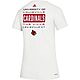 adidas Women's University of Louisville Creator Listed Short Sleeve T-shirt                                                      - view number 1 image