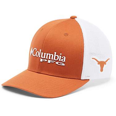 Columbia Sportswear Adults' University of Texas PFG Mesh Ball Cap                                                               
