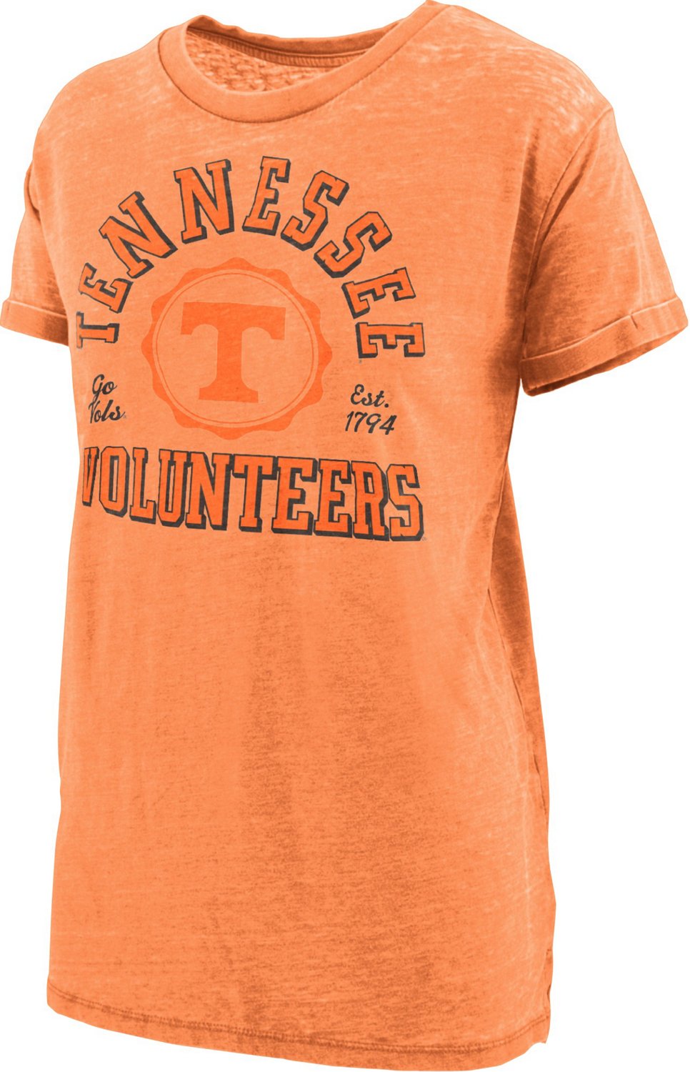 Three Square Women S University Of Tennessee Vintage Wash Bishop Short Sleeve T Shirt Academy