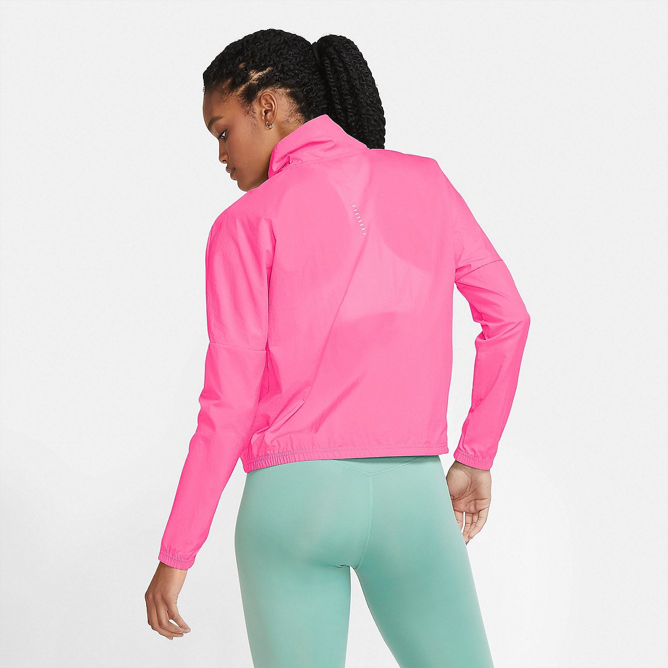 Nike Women's Swoosh Pullover Graphic Running Jacket                                                                              - view number 2