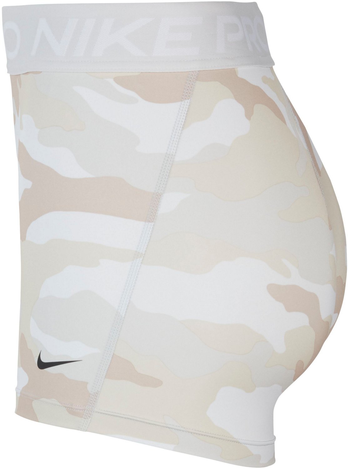 Nike Womens Pro Dri Fit Camo Training Shorts Academy 3118