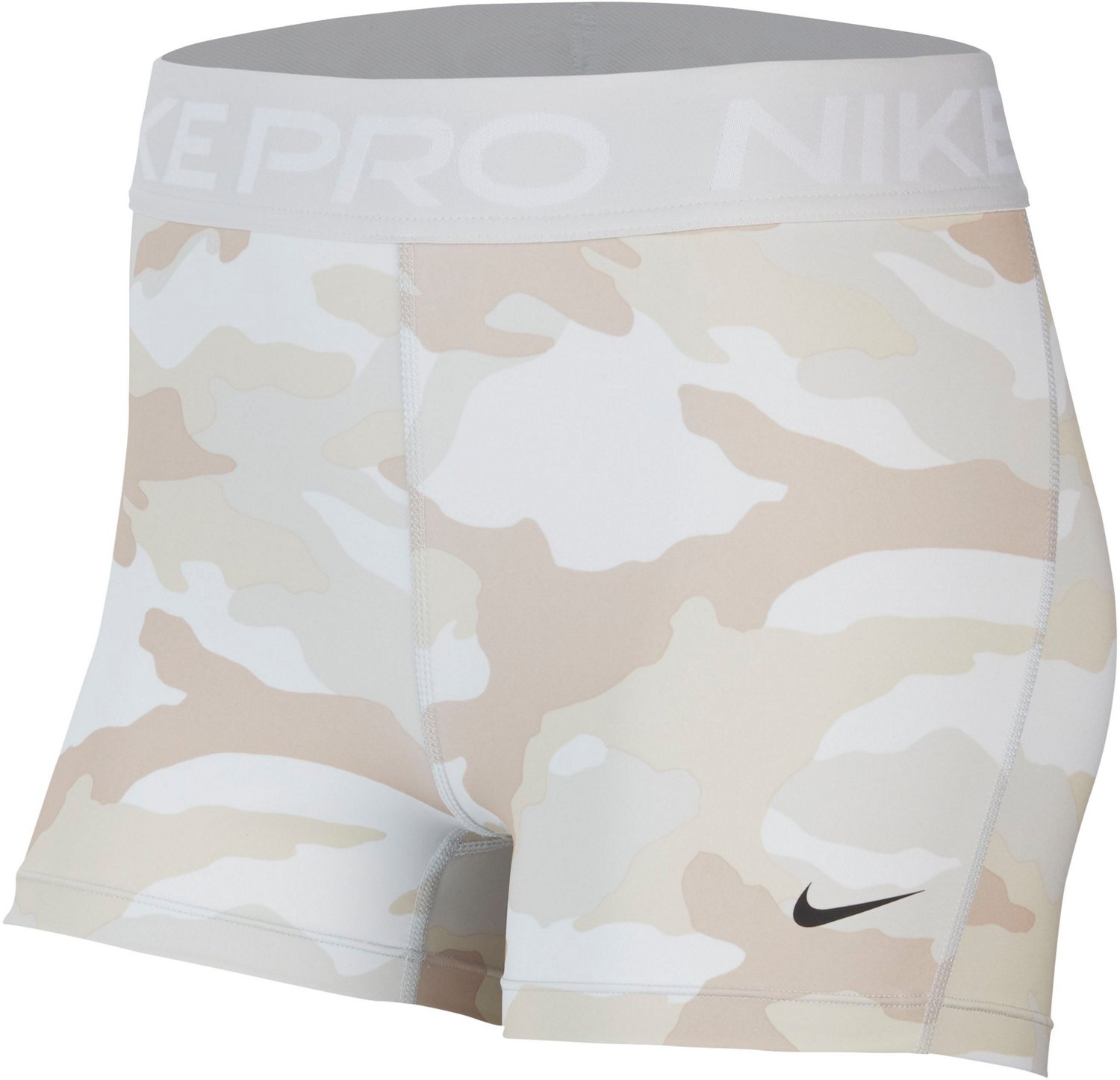 Nike Women's Pro DriFIT Camo Training Shorts Academy