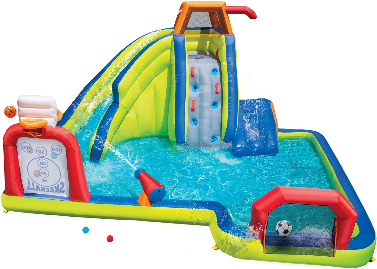 Banzai Arcade Splash 6-Person Water Park                                                                                        