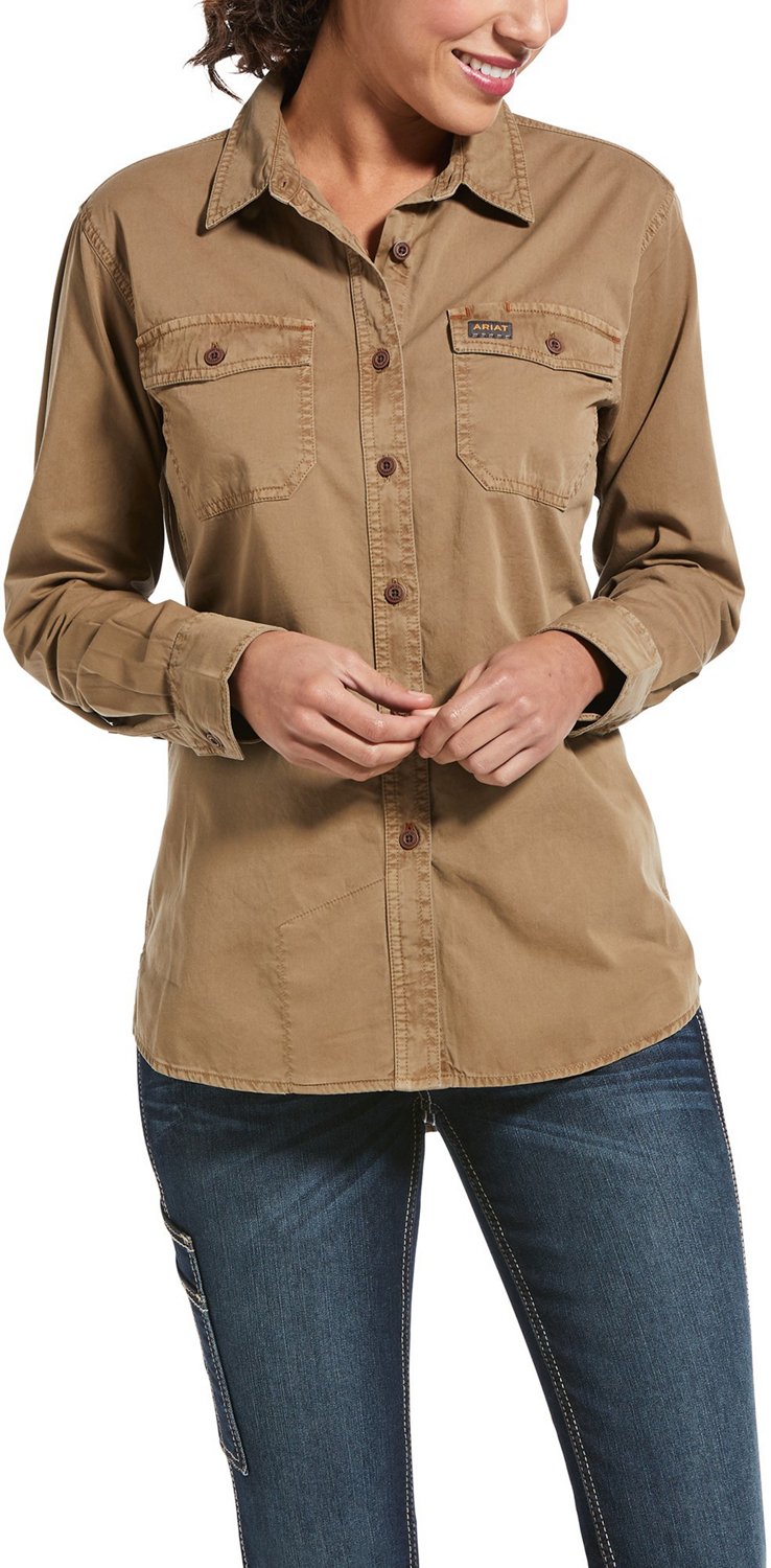 Ariat Women's Rebar Washed Twill Work Shirt Academy