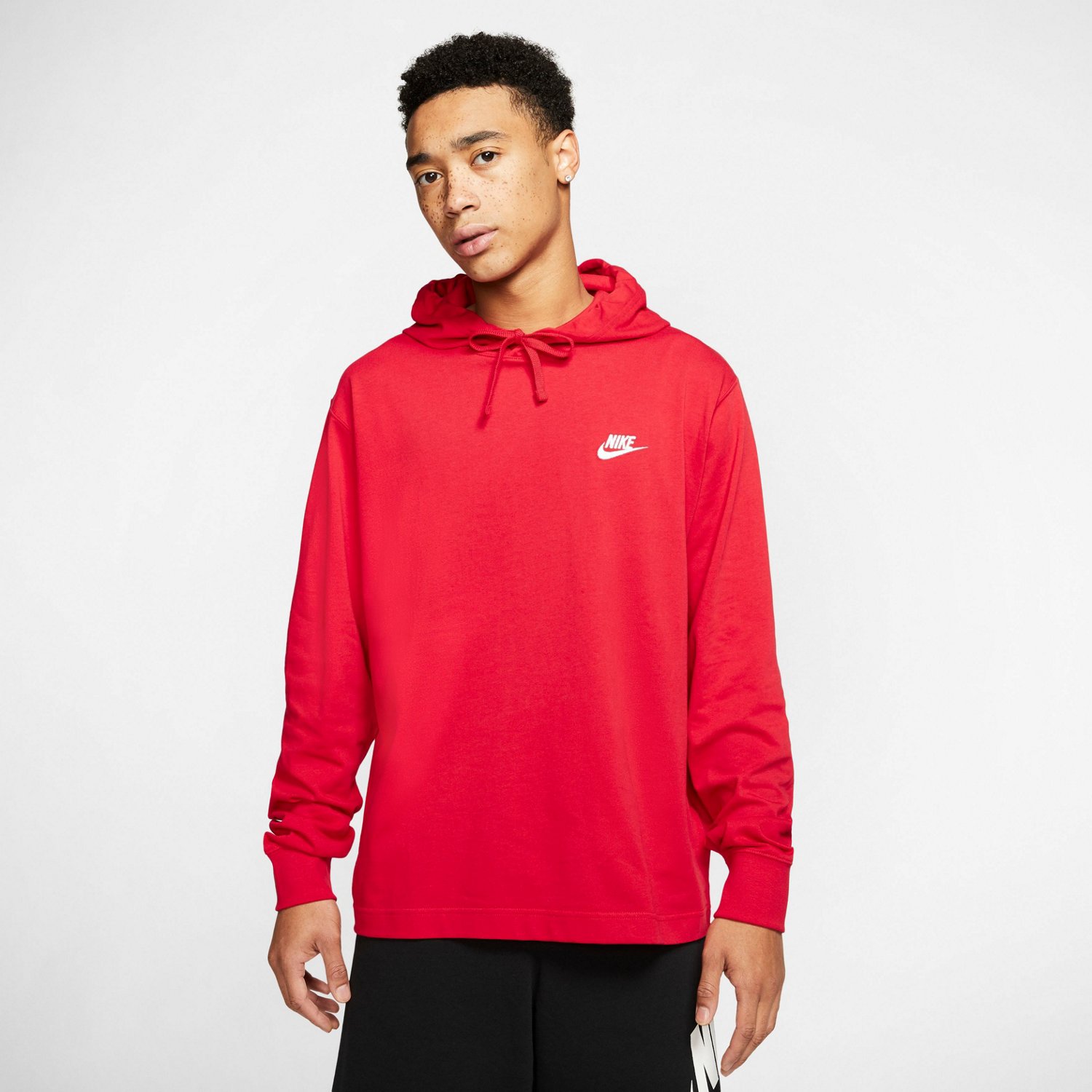 Nike Men's Sportswear Club Pullover Jersey Hoodie | Academy