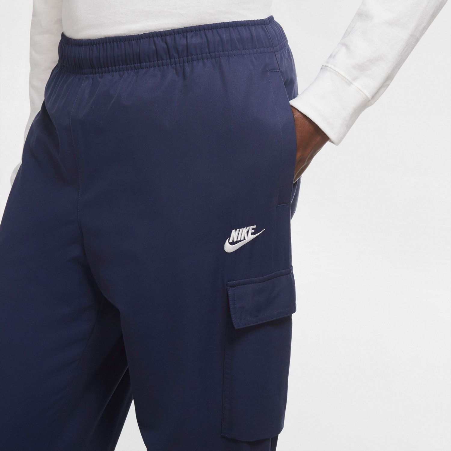 nike cargo pants navy blue
