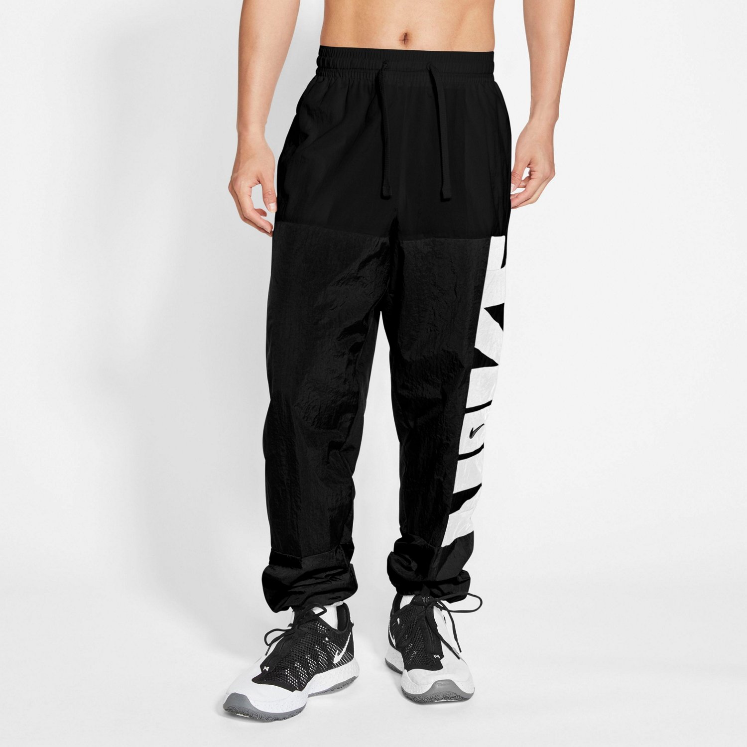 plain black nike joggers