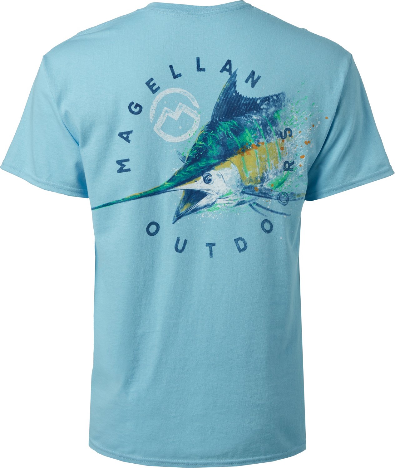 Magellan Outdoors Men's Sailfish Splatter Short Sleeve T-shirt | Academy