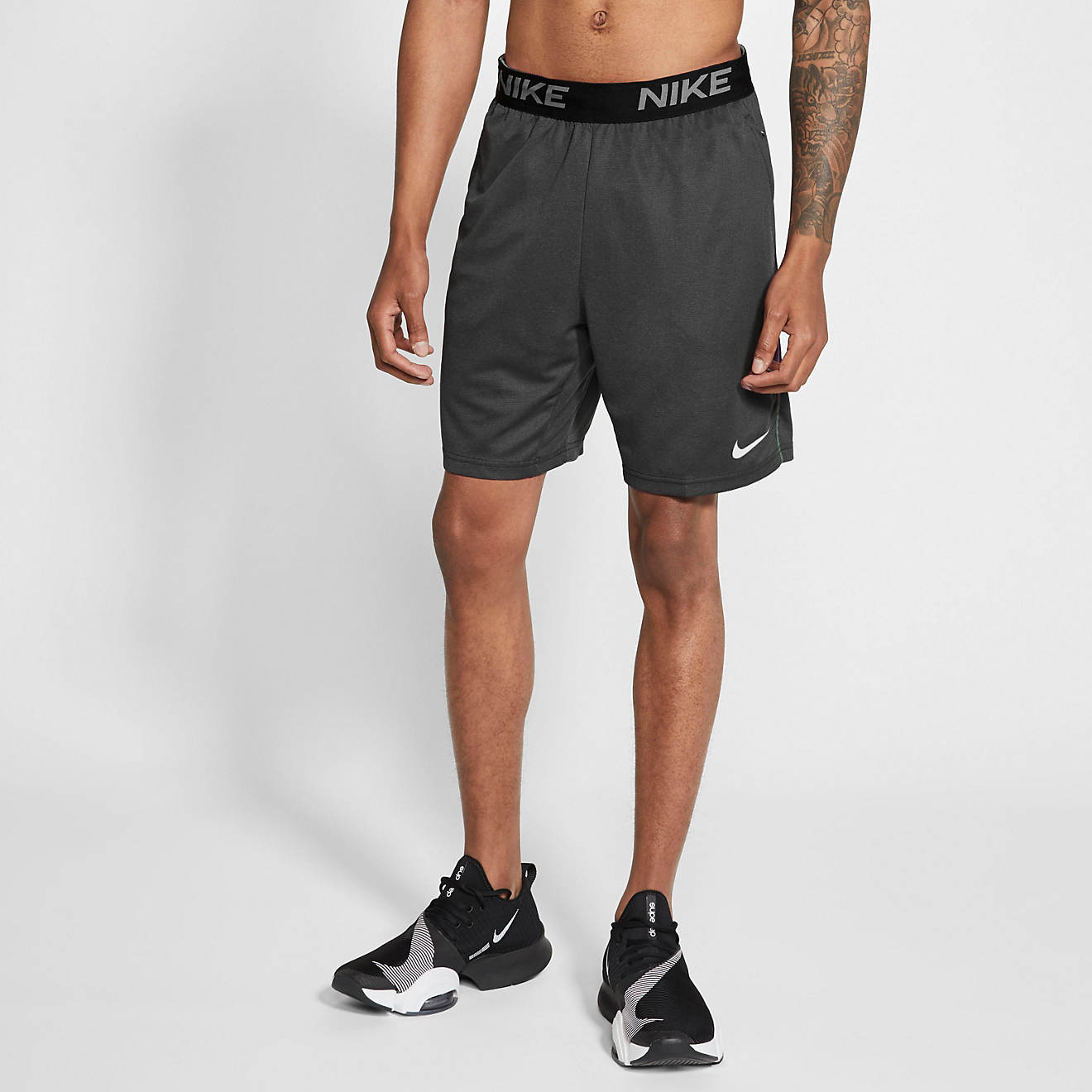 Nike Men's Dri-FIT Veneer Knit Training Shorts                                                                                   - view number 1