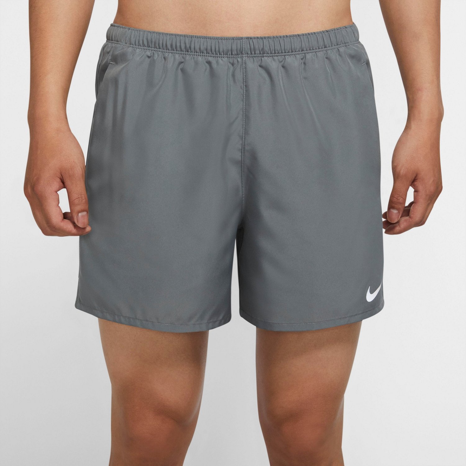 Nike Men's DriFIT Challenger BriefLined Running Shorts 5 in Academy