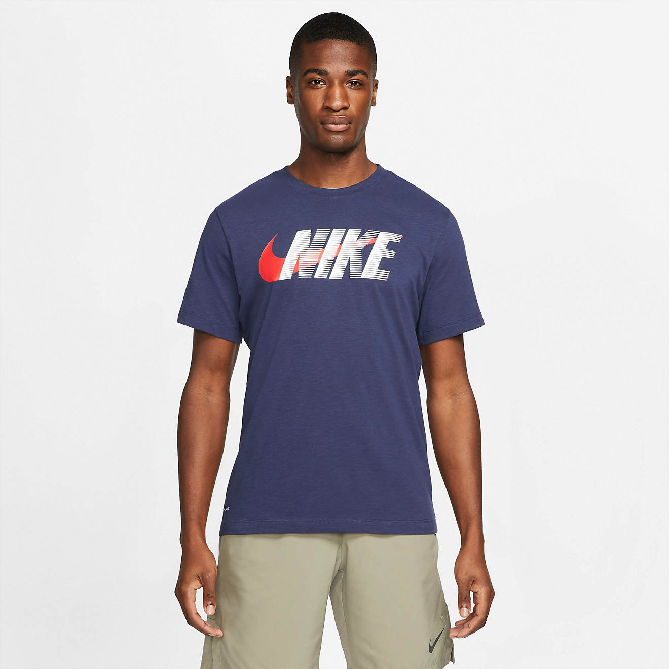 Nike Men's Dri-FIT Block Swoosh Training T-shirt | Academy
