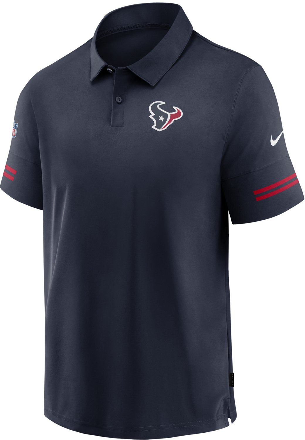 Nike Men's Houston Texans ST Logo Short Sleeve Polo Shirt Academy