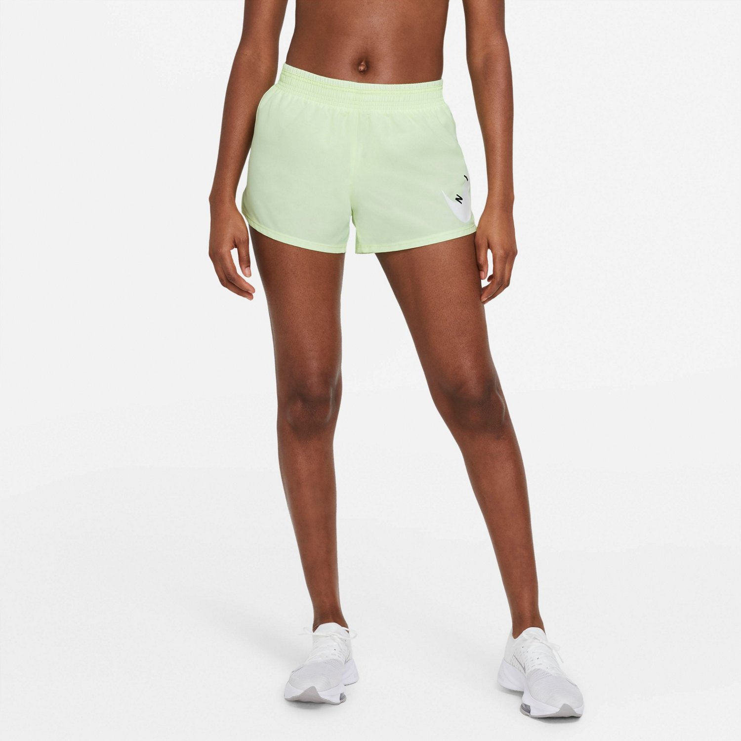 tan nike running shorts