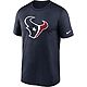 Nike Men's Houston Texans Legend Primary Logo Short Sleeve T-shirt                                                               - view number 1 image