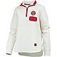 Three Square Women's University of Louisiana at Lafayette Caribou Cable Knit 1/4-Zip Fleece Pullover                             - view number 1 image