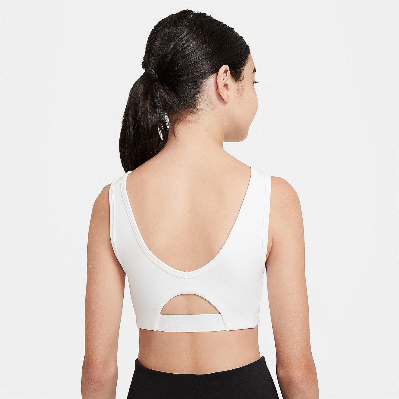 Nike Girls' Swoosh Luxe Sports Bra                                                                                               - view number 2