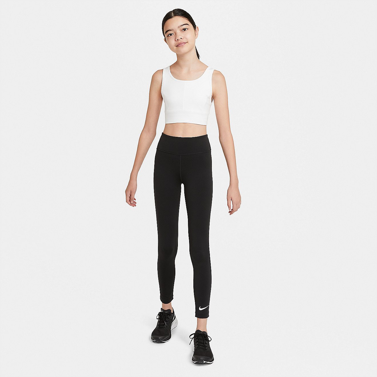 Nike Girls' Swoosh Luxe Sports Bra                                                                                               - view number 4
