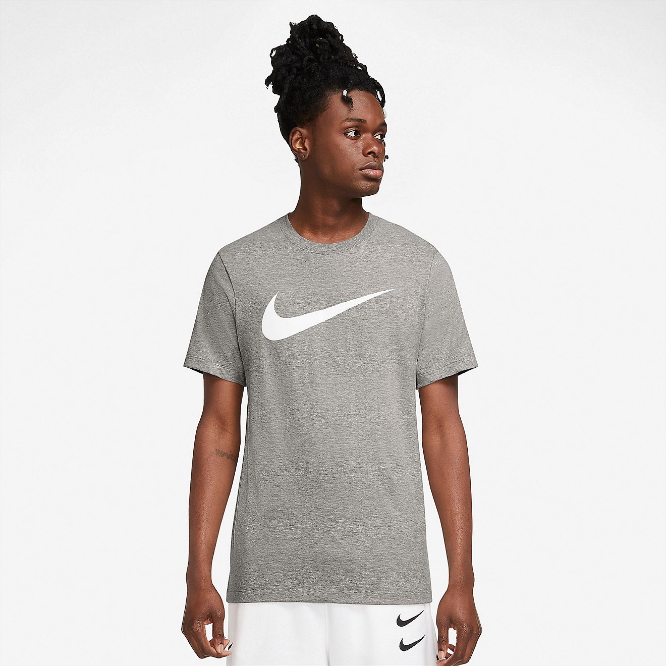 Nike Men's Sportswear Swoosh Icon T-shirt                                                                                        - view number 1