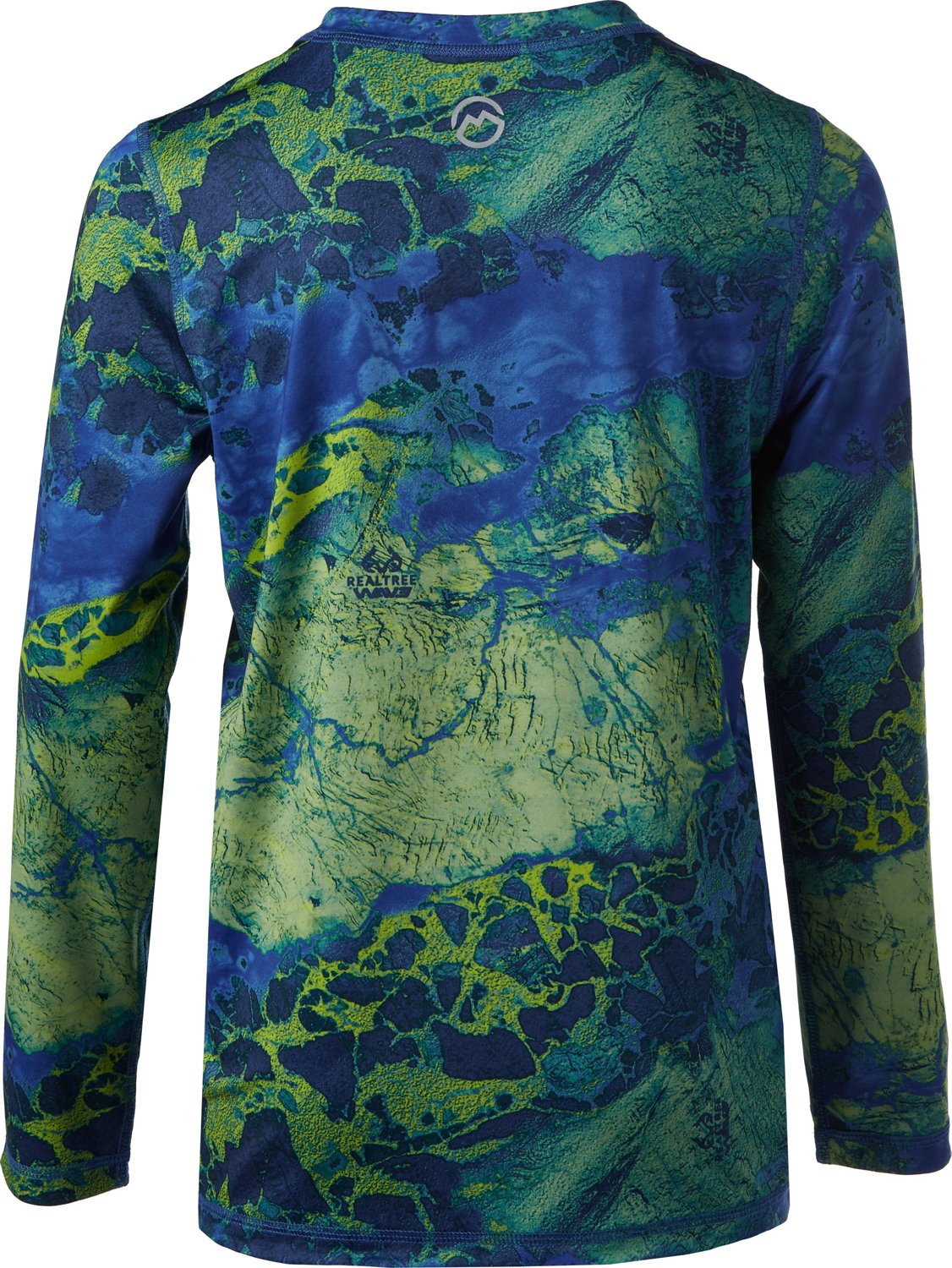 Magellan Outdoors Boys' Realtree Fish WAV3 Long Sleeve Reversible
