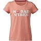 BCG Girls' No Bad Vibes Ringer Short Sleeve T-shirt                                                                              - view number 1 image