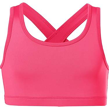 BCG Girls' Athletic Solid Light Support Sports Bra                                                                              